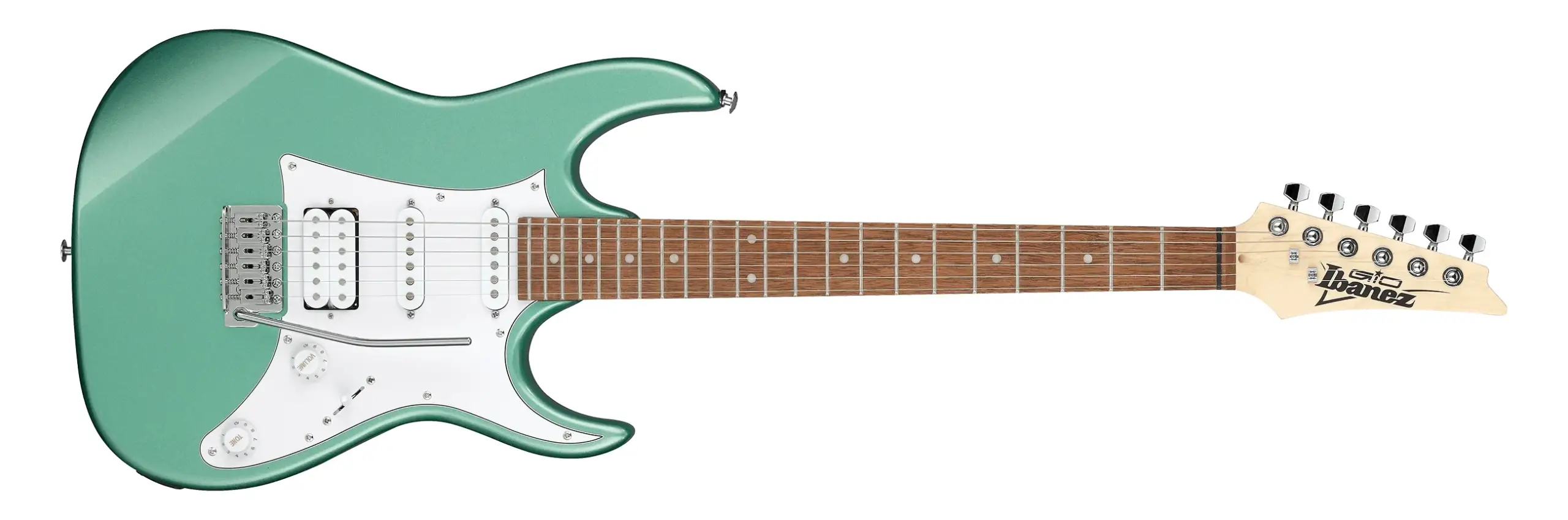 Guitarra Eléctrica Ibanez GRX40 en Verde Metálico Claro HSS