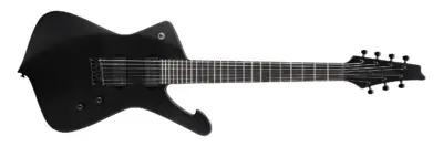 Guitarra eléctrica Ibanez Iron Label Iceman 7 cuerdas negra mate