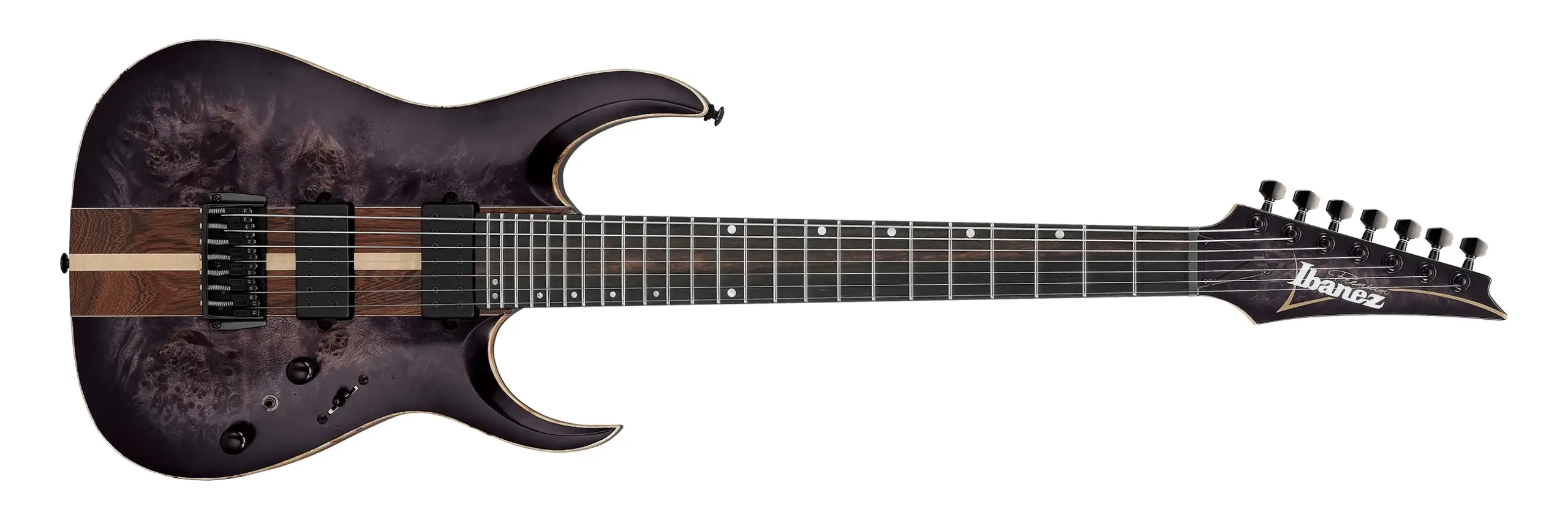 Guitarra eléctrica Ibanez RGA217P1PB Deep Twilight Burst 7 cuerdas