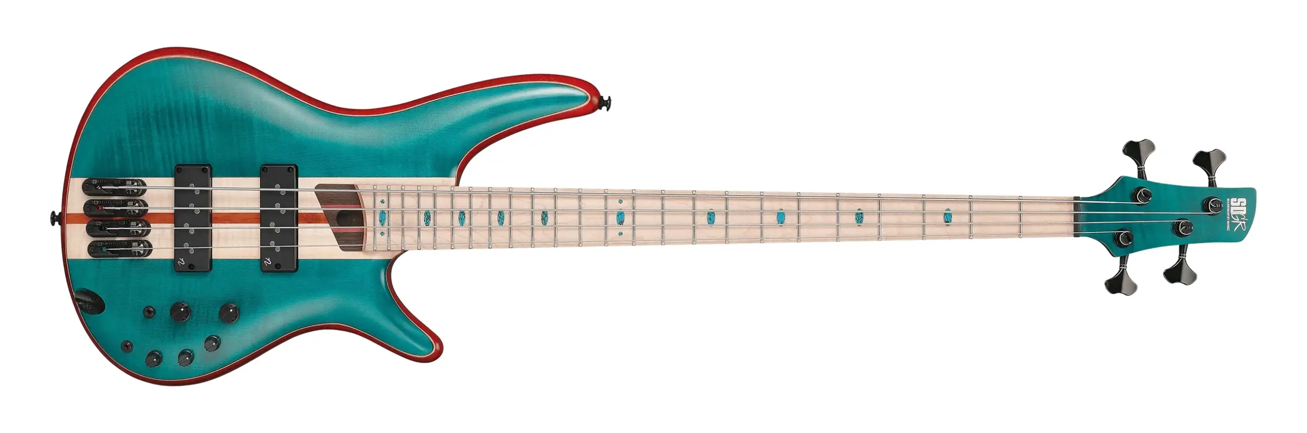 Bajo eléctrico Ibanez SR1420BCGL Premium color verde caribeño