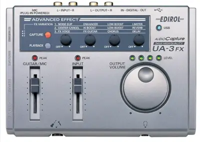 Interfaz de Audio EDIROL UA-3FX