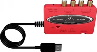 Interfaz Behringer Audio USB Salidas DI