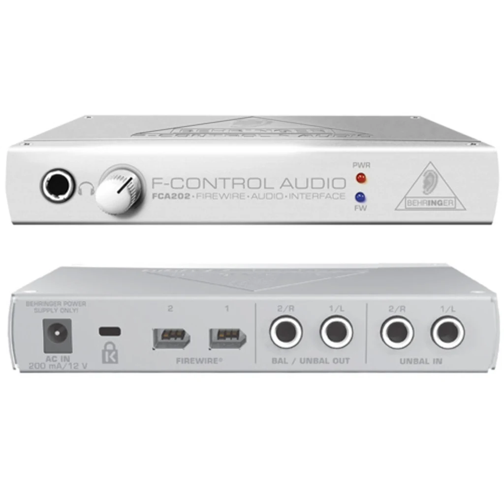 Interfaz Behringer FireWire 2CH FCA202