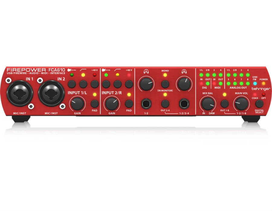 Interfaz de Audio Behringer Firepower FCA610
