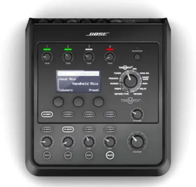 Mezcladora Digital Bose T4S ToneMatch de 4 Canales