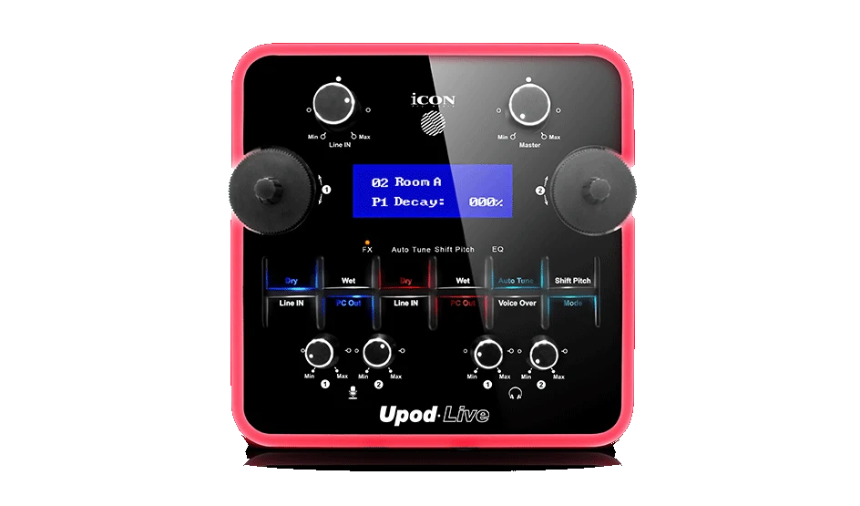 Interfaz de Audio IconDE de 3 Canales con DSP UPOD Live