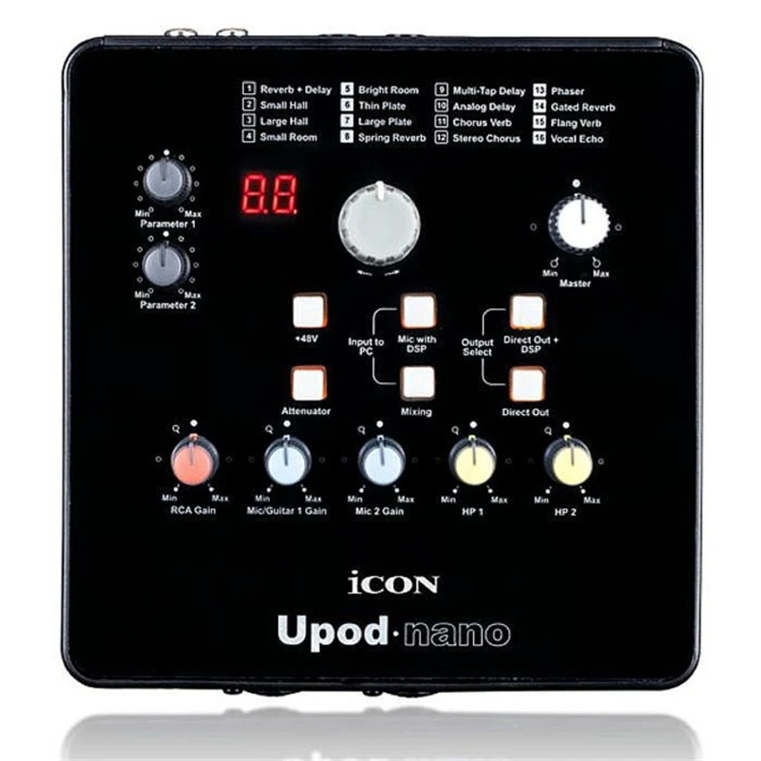 Interfaz de Audio iCON de 3 Canales con DSP UPOD Nano