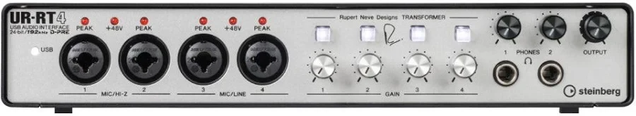 Interfaz Steinberg USB 4x4 I/O UR-RT4