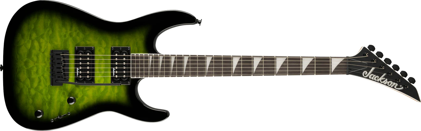 Guitarra eléctrica Jackson JS Series Dinky JS20 DKQ 2PT Verde