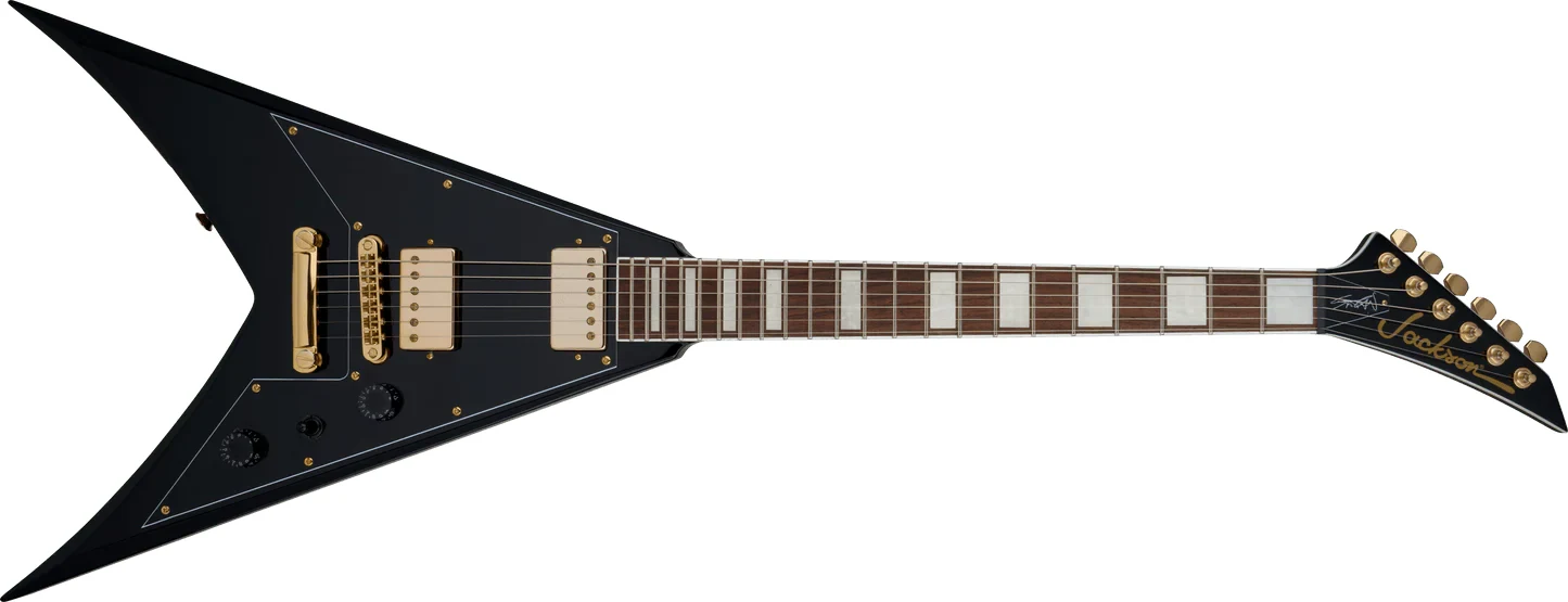 Jackson X Series Signature Scott Ian King V KVXT - Negro Brillante