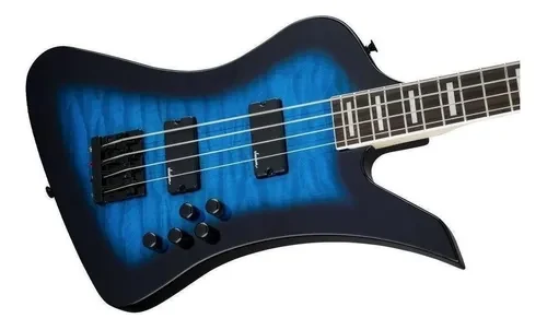 Bajo eléctrico Jackson JS Series Kelly Bird JS3Q Transparent Blue Burst - Imagen 2