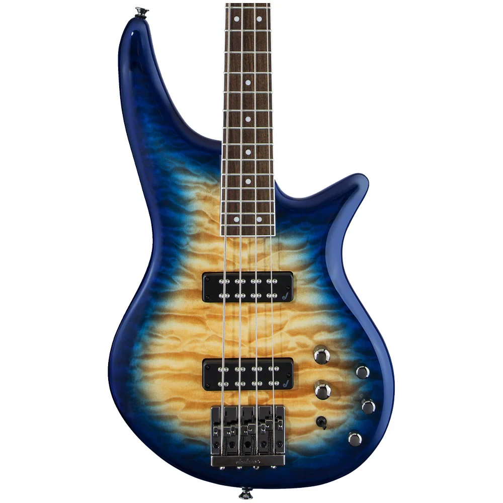 Bajo eléctrico Jackson JS3Q Spectra IV Amber Blue Burst - Imagen 3