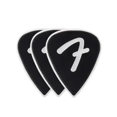 Juego de 3 Plumillas F Grip 351 Black Fender