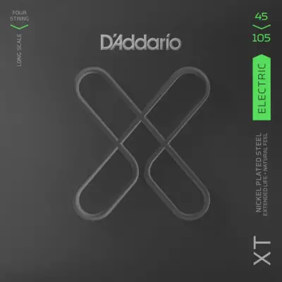 Juego de 4 Cuerdas para Bajo D'Addario Nickel Plated Steel 45-105
