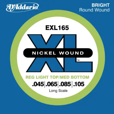 Juego de 4 Cuerdas para Bajo Eléctrico D'Addario EXL165