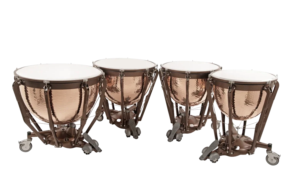 Juego de 4 Timbales Ludwig-Musser Orquestales de 23", 26", 29" y 32"