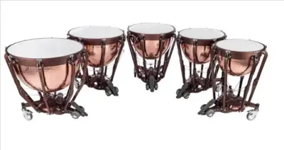 Juego de 5 Timbales Ludwig-Musser Orquestales de 20", 23", 26", 29" y 32"