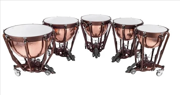 Juego de 5 Timbales Ludwig-Musser Orquestales de 20", 23", 26", 29" y 32"