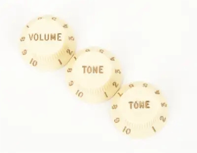 Juego de tres knobs Fender para guitarra