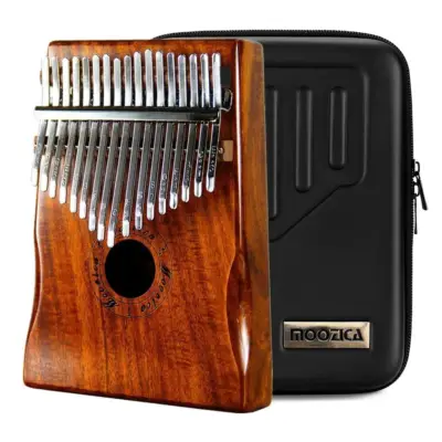 Kalimba Electroacústica Audiomex de 17 Tonos con Jack Estéreo