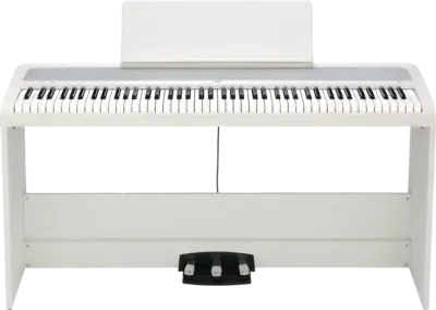 Korg B2SPWH - Piano Digital Blanco de 88 Teclas con Soporte y Pedales