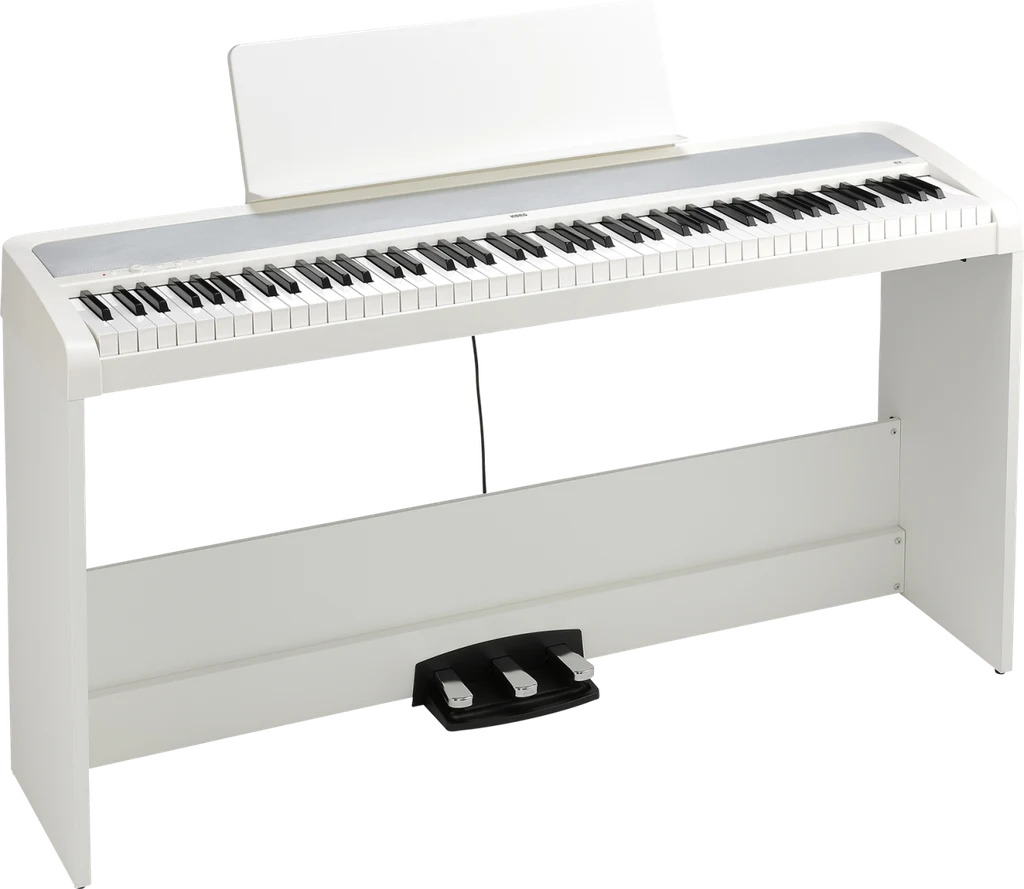 Korg B2SPWH - Piano Digital Blanco de 88 Teclas con Soporte y Pedales - Imagen 2