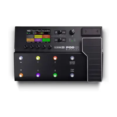 Pedal Multiefectos Line 6 Pod Go Wireless Negro