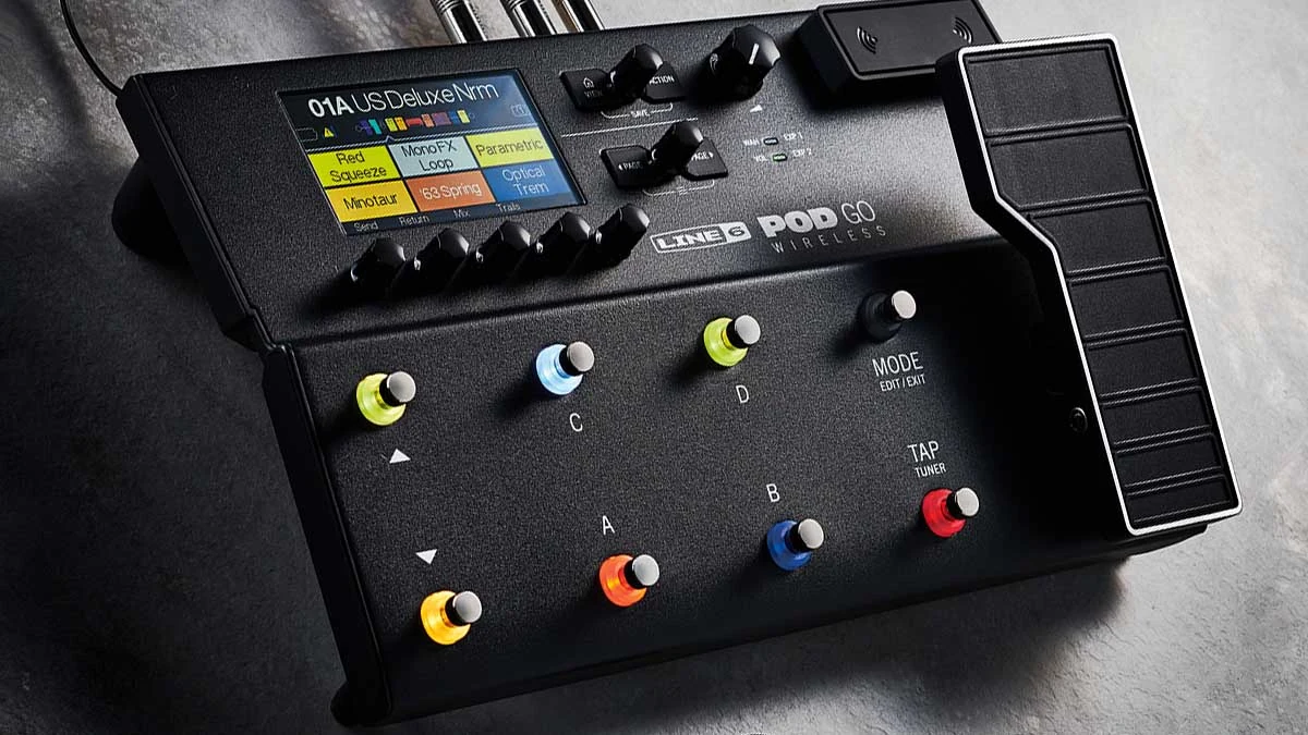 Pedal Multiefectos Line 6 Pod Go Wireless Negro - Imagen 6