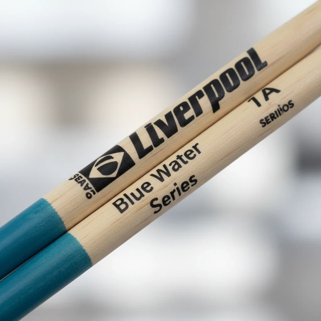 Baqueta Liverpool Serie Marfim Blue Water 7AM Punta de Madera - Imagen 2