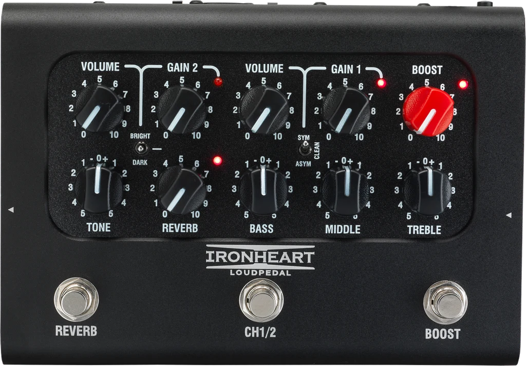 Pedal Amplificador de Guitarra Laney Ironheart Loudpedal Martin Miller 60W