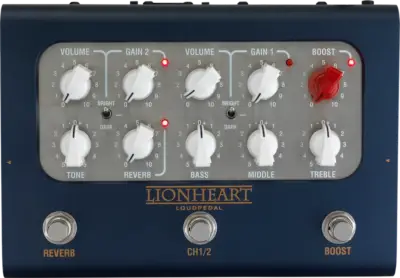 Pedal Amplificador de Guitarra Laney Lionheart Loudpedal LTQ 60W