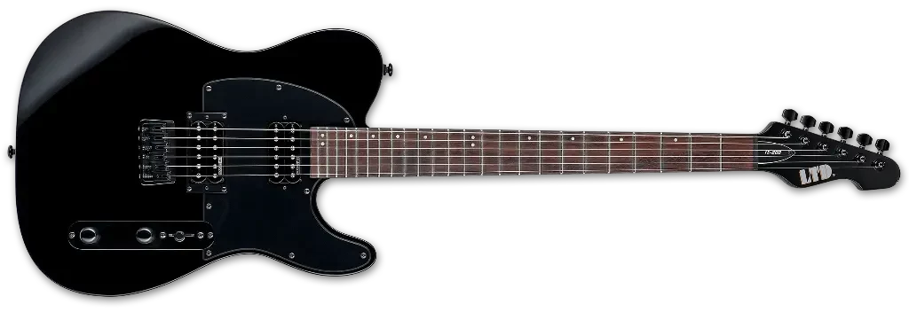 Guitarra eléctrica TE-200 negra - Imagen 3
