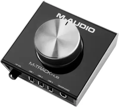 M-Audio M-Track Hub – Interfaz de Audio USB para Estudio y Producción
