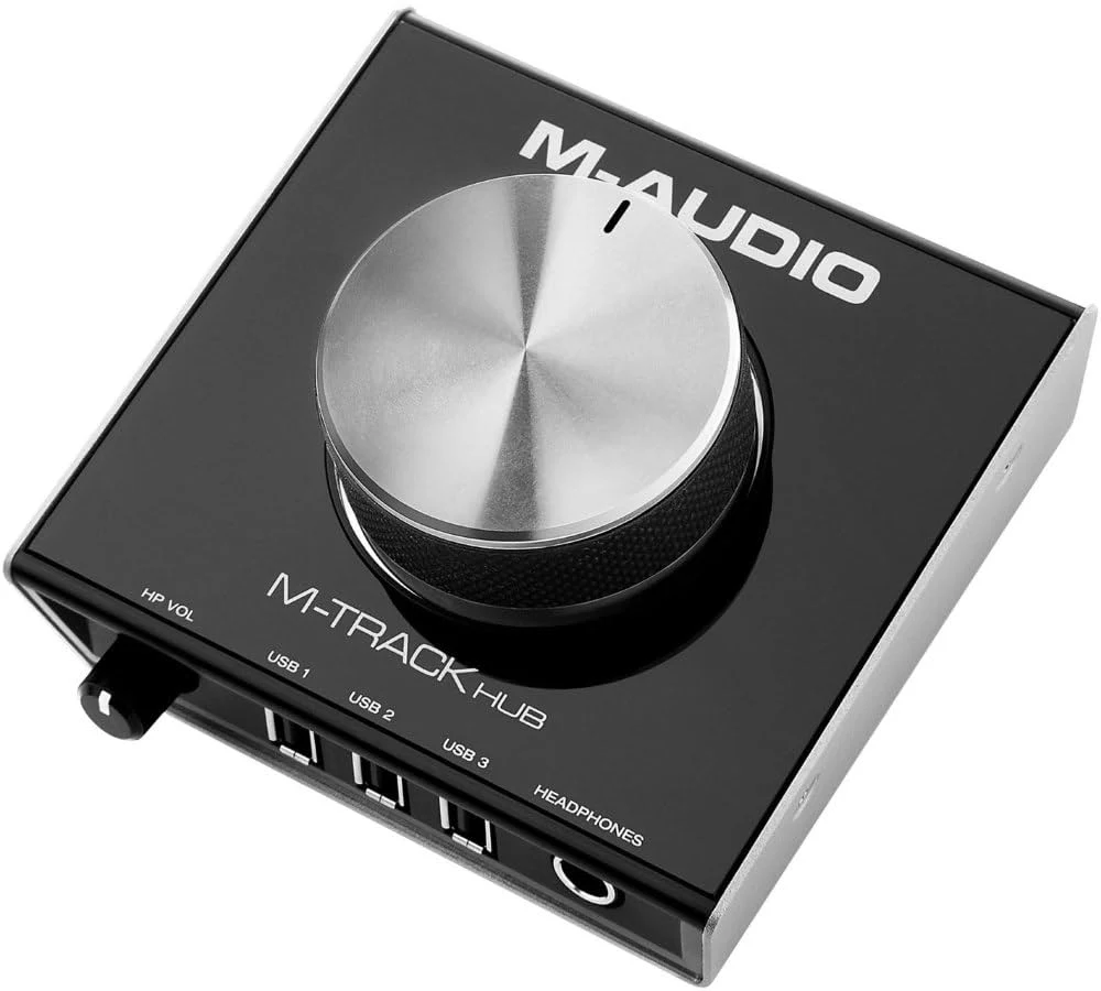 M-Audio M-Track Hub – Interfaz de Audio USB para Estudio y Producción