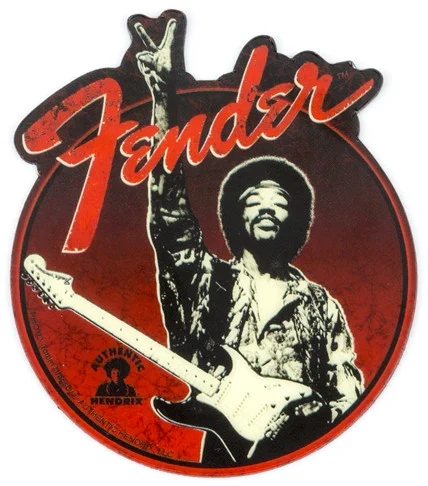Imán Decorativo Jimi Hendrix Peace Fender
