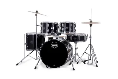 Batería acústica Mapex Comet 5 piezas color negro oscuro