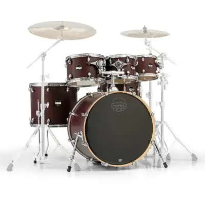 Batería Acústica Mapex Mars Maple 6 Piezas Merlot Satin