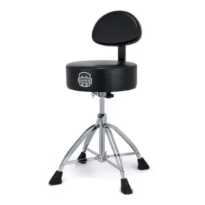 Banco profesional Mapex T870 para batería con respaldo ajustable