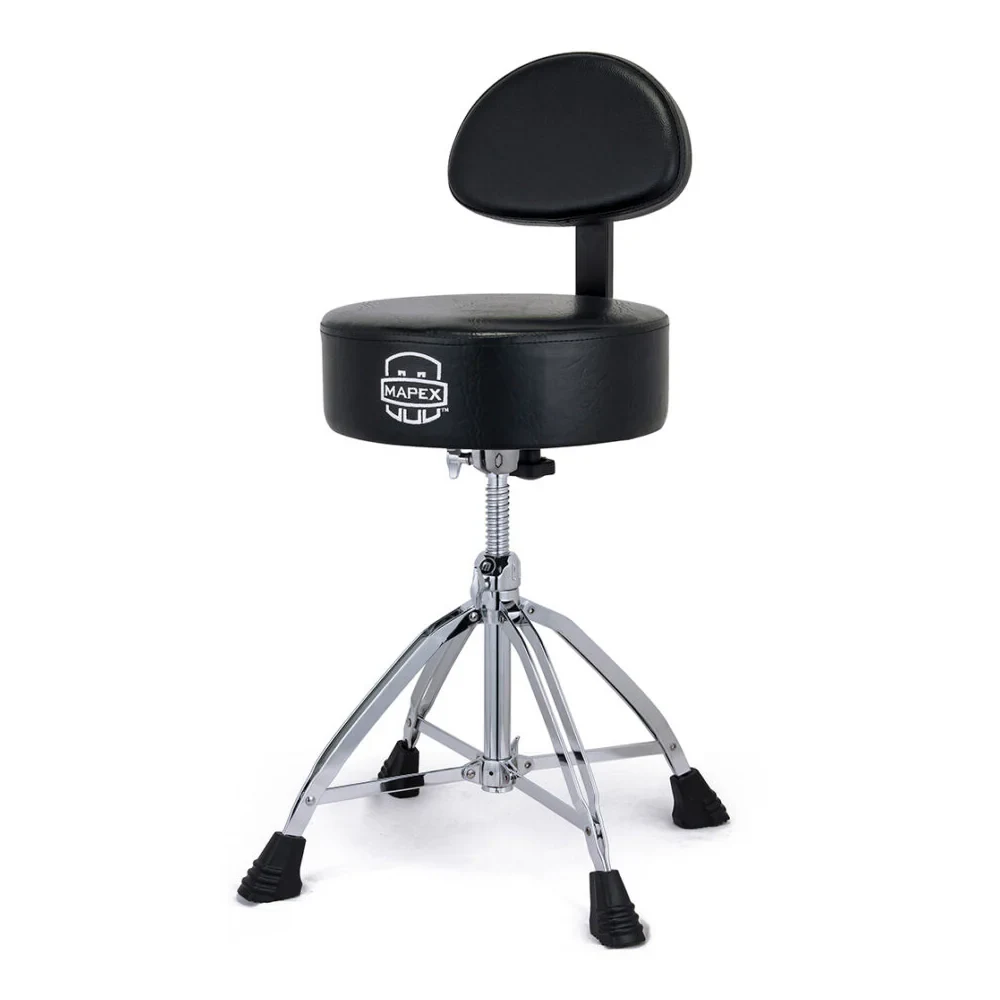 Banco profesional Mapex T870 para batería con respaldo ajustable