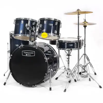 Batería Mapex Tornado 5 Piezas Blue Candy Paper