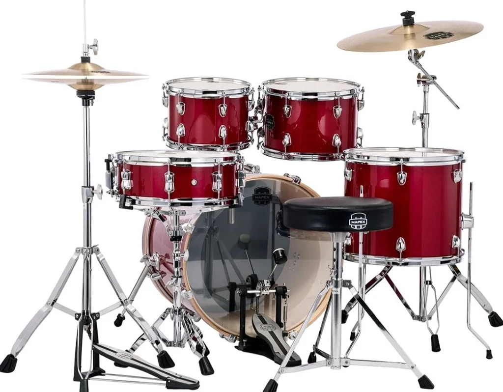 Batería Completa Mapex Tornado TND5254T en Rojo - Imagen 2