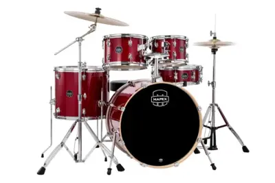 Batería Mapex Venus de 5 Piezas en Color Rojo Carmesí