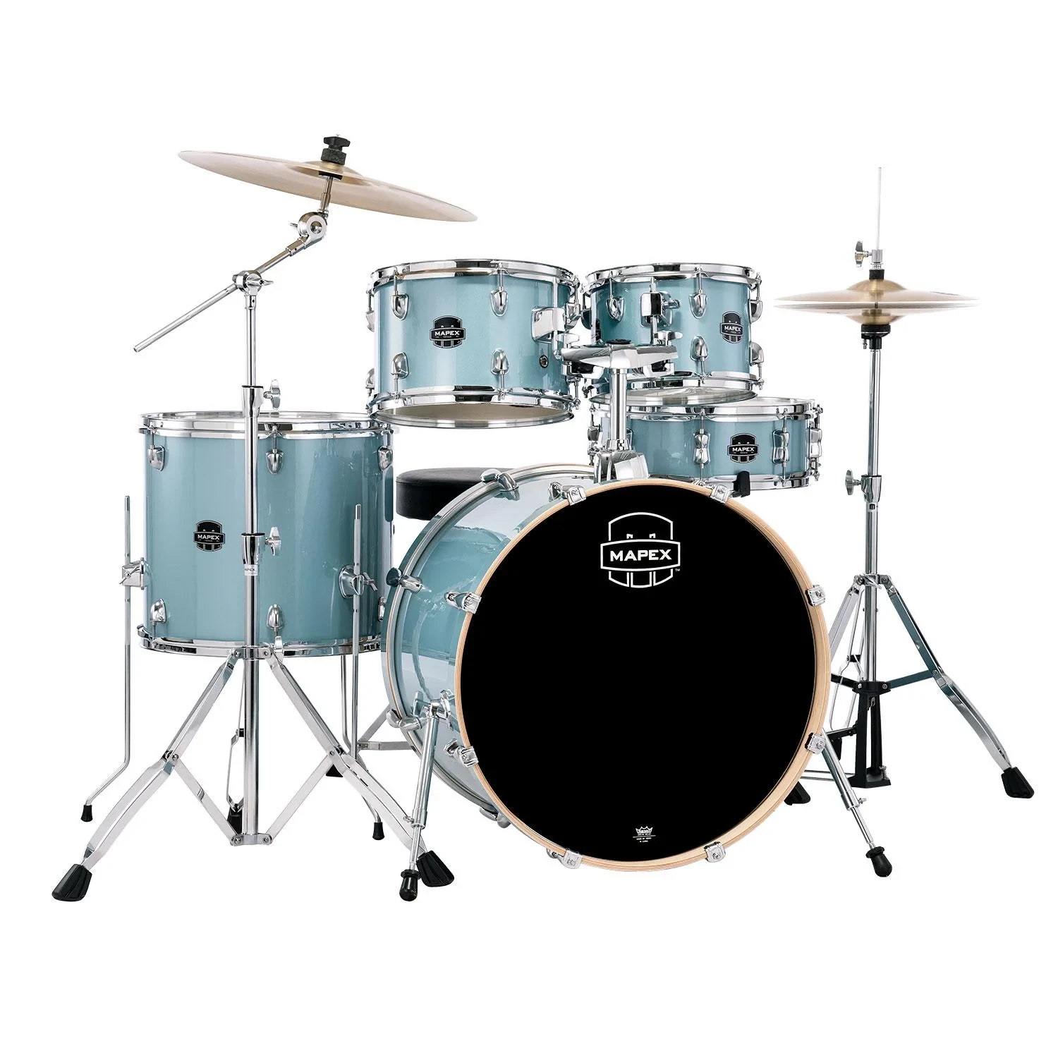 Batería Mapex Venus 5 Piezas Steel Blue Metallic