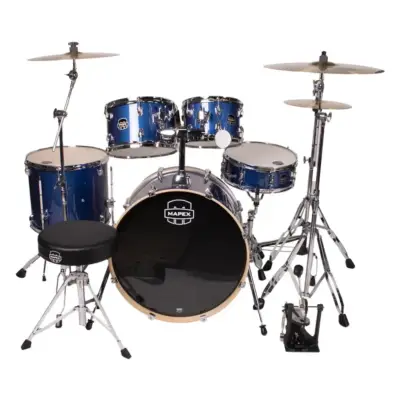 Batería Acústica Mapex Venus 5 Piezas Blue Sky Sparkle