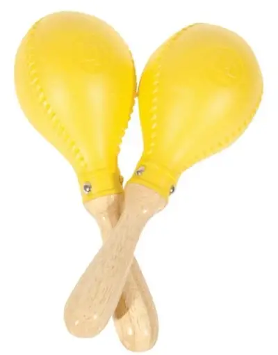 Maracas LP Pro Plástico Amarillo