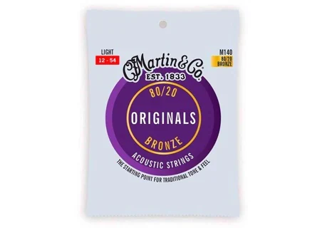 Cuerdas para guitarra acústica Martin 0.012–0.054