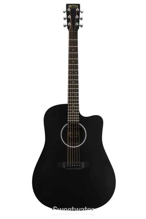 Guitarra Acústica-Eléctrica Martin DCXAE-Black Dreadnought Cutaway
