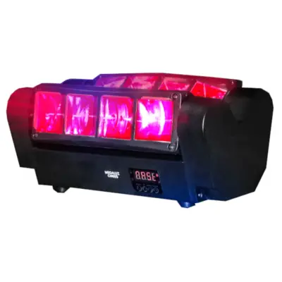 Cabeza Móvil Mini Bar Beam LED Megaluz