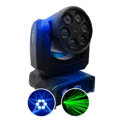 Cabeza Móvil Starry Efecto Beam Megaluz