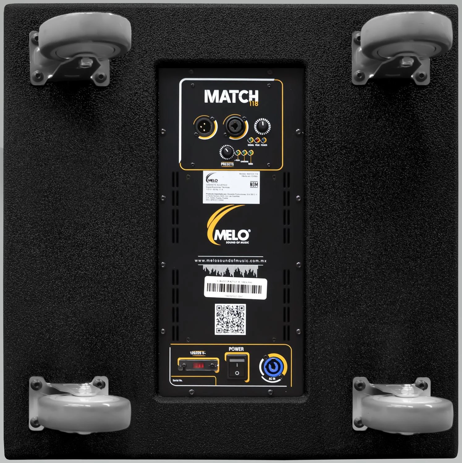 Subwoofer Activo Melo Match 118 de 18'' 1000W - Imagen 2